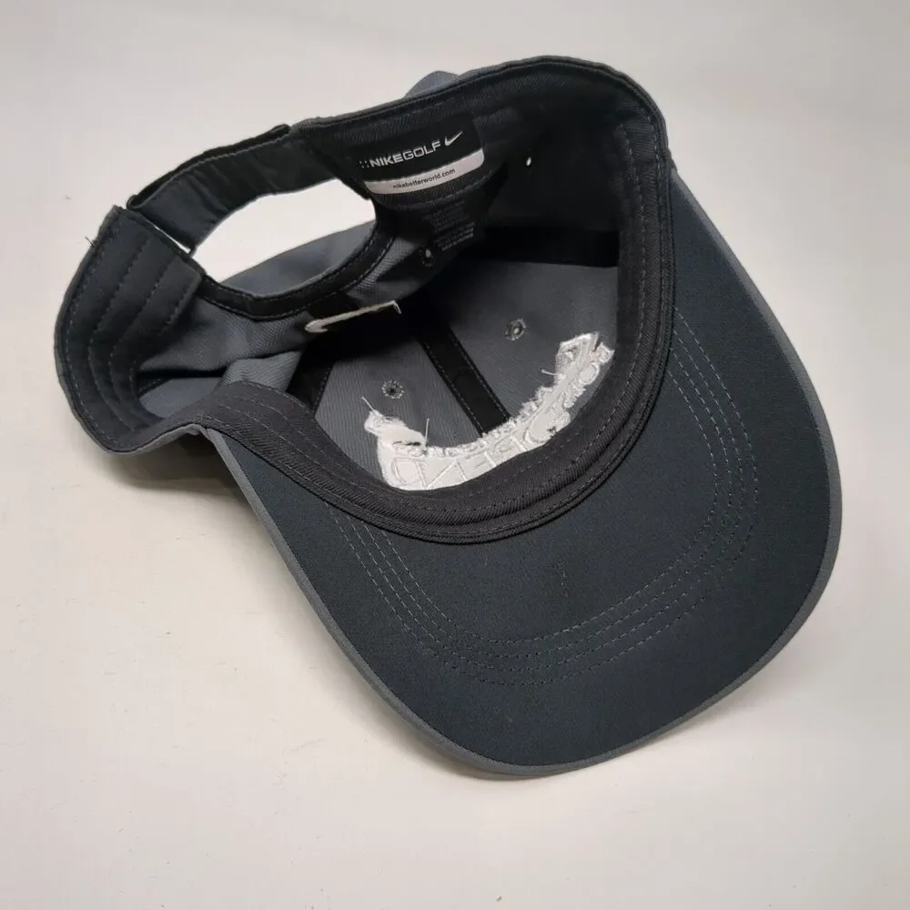 Albertsons Boise Open Strapback Hat Gray OSFM Nike Golf Embroidered